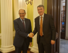 27 November 2018 The Chairman of the Foreign Affairs Committee and the Italian Ambassador to Serbia